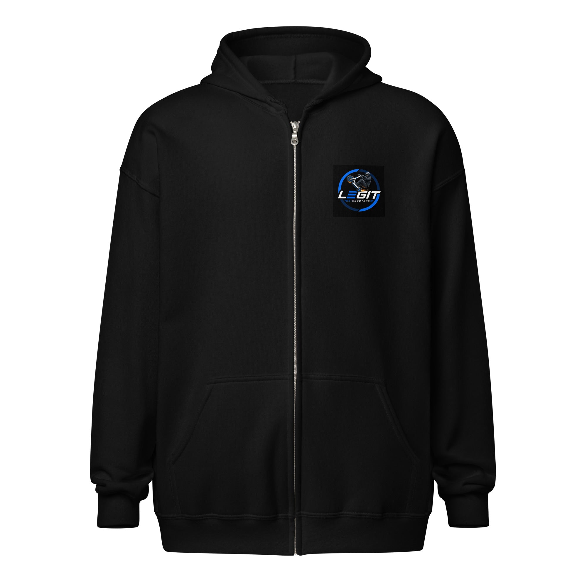 Legit Escooter Black Just Legit Unisex heavy blend zip hoodie
